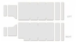 LIZARD SKINS Fork Protector Gabelschutzfolie Clear