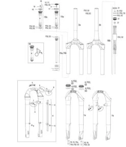 ROCKSHOX Ersatzteile Paragon Silver (A1 / 2015-2016)