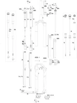 ROCKSHOX Ersatzteile Pike (A1-A2 / 2014-2017) 29"