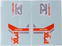 Fox Racing Shox Decal Kit Aufklebersatz Für 32 SC Federgabel Modell 2018 -Fox Racing Shox 216241