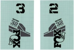Fox Racing Shox Decal Kit Aufklebersatz Für 32 SC Federgabel Modell 2021 -Fox Racing Shox 369476