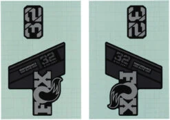 Fox Racing Shox Decal Kit Aufklebersatz Für 32 SC Federgabel Modell 2021 -Fox Racing Shox 369478