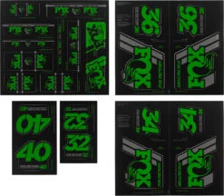 Fox Racing Shox Heritage Fork And Shock Decal Kit Aufklebersatz Bis Modell 2020 -Fox Racing Shox 398620