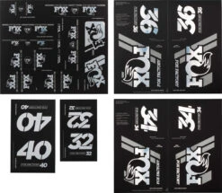 Fox Racing Shox Heritage Fork And Shock Decal Kit Aufklebersatz Bis Modell 2020 -Fox Racing Shox 398622