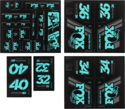 Fox Racing Shox Heritage Fork And Shock Decal Kit Aufklebersatz Bis Modell 2020 -Fox Racing Shox 398623