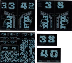 Fox Racing Shox Fork And Shock Decal Kit Aufklebersatz Ab Modell 2021 -Fox Racing Shox 423544