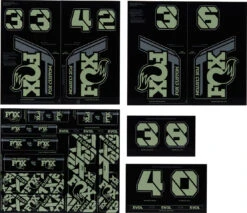 Fox Racing Shox Fork And Shock Decal Kit Aufklebersatz Ab Modell 2021 -Fox Racing Shox 423548