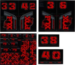 Fox Racing Shox Fork And Shock Decal Kit Aufklebersatz Ab Modell 2021 -Fox Racing Shox 423551