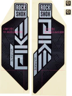 ROCKSHOX Decal Kit Aufklebersatz Für Pike Ultimate Flight Attendant Ab 2023