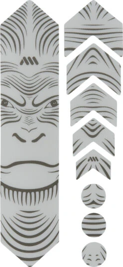 All-mountain-style Frame Guard Rahmenschutzaufkleber -Fox Racing Shox 459073