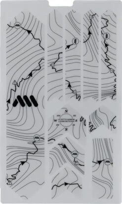 All-mountain-style Frame Guard Extra Rahmenschutzaufkleber -Fox Racing Shox 465980